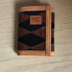 Tony Lama ostrich skin wallet